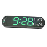 Digital Wall Clock with Remote Control Big LED Screen Display Adjustable 8 Color Lights Digital V1294-YM0901-3115240021212