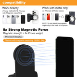Magnetic Phone Camera Grip with Fill Light & Remote Stable Shooting Holder for iPhone/Android V1107-MAGNETIC PHONE CAMERA GRIP
