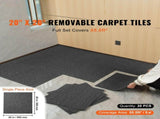 Carpet Tiles Reusable, 20"x 20" Carpet Squares With Padding Attached, Soft Padded Carpet Tiles, Easy V952-KCXFKDT2020YI2QM3V0
