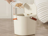 20L Sensor Trash Can with Handle ABS Automatic Induction Touchless Garbage Can for Bathroom Cream V1294-YM0710-3117230288012
