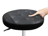 Levede 4x Rolling Bar Stool Swivel Salon SPA Chair Black BR1065-BKX4