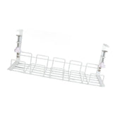 Under Desk Cable Organizer 40.5CM Steel Space Saving Strong Load Bearing Desk Wire Management Tray V1294-YM0901-3117230477512