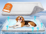 Reversible Cooling Mat for Dog and Cat Grey, 60 x 90 cm V1237-ZY-818-296
