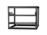 10U Open Frame Network Rack, 585 mm Depth, Wall Mounted or Floor Standing Server Rack, Heavy Duty 4 V952-KFSJJHS10UW2AL07C001V0