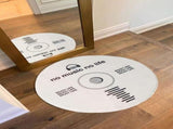 Water Absorbent Mat Retro CD Disk Design Anti Slip Thick Soft Imitation Cashmere Home Bathroom Mat V1294-YM0512-3117220266214