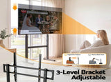 Artiss Universal Floor TV Stand for 32-100 Inch Screens Heavy Duty 40kg Capacity TV-MOUN-32100-BK