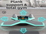 Black Multi-functional Balance Board with Timer for Core Training and Fitness Entertainment, Home V888-ELOSUNG43452