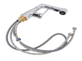 Pull Down Kitchen Faucet Stylish Electroplating Universal Telescopic Hose Kitchen Sink Faucet with V1294-YM0901-3112240036811