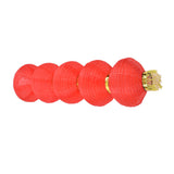 10in 5 Strings LED Solar Lantern Outdoor Waterproof Chinese Decorative Cloth Lantern Lamp V1294-YM0714-3119210324011