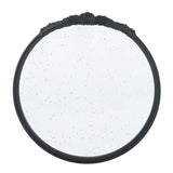 Bingley Rose Black Speckled Round Mirror 82cm V637-20922
