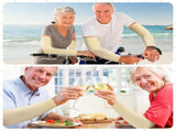 8 Pairs Elderly Skin Thin Protector Sleeves Bruise Abrasions Protective Arm Sleeve V1370-AZ4-17513