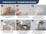 Suction Cup Hooks for Wreaths on Glass,2026 Wreath Hangers for Front Door,No Drill Suction Cup V1258-DP02-F-749