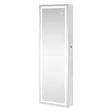 Levede Mirror Jewellery Cabinet Touch JB1017-TS-WH