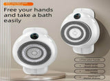 Wall Mount Automatic Electric Body Bath Brush Hands Free Smart Shower Scrubber with Adjustable V1265-JJ-30