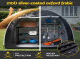 Giantz Bike Storage Tent Outdoor Waterproof UV Resistant Shelter w/ Ventilation BST-210D-M150-GY