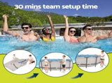 Bestway 366cm Swimming Pool Above Ground Pools Round Filter Pump Cover Ladder BW-POOL-R-366CM-56421