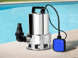 Giantz 1800W Max. Submersible Dirty Water Pump Bore Tank Well Steel Automatic Clean PUMP-SUBM-1800