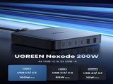 UGREEN 35044A Nexode 200W 6-port GaN Desktop Fast Charger V28-ACBUGN35044