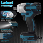 1/2" Cordless Impact Wrench Driver Brushless Rattle Gun For Makita 18V Battery V201-LI0720BU8AU