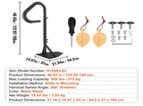 Hot Tub Handrail, 360 Rotatable Spa Side Handrail with 48"-63" Adjustable Height, Rust-proof V952-RSYGFS63YC00CR39BV0