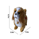 Simulation Dog Toy, Lifelike Stuffed Interactive Pet Toy, Stuffed Animals Electronic Puppy with V1189-WXFWAL-20260319-00776