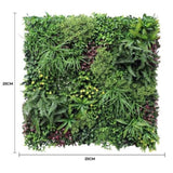 Luxury Country Fern Recycled Vertical Garden / Green Wall UV Resistant Sample V637-1097773-1-S