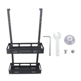 Bathroom Hanging Organizer Black Space Saving Iron Waterproof Multifunctional Shower Hanging Storage V1294-YM0901-3112230068412