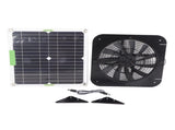 100W 18V Solar Panel Powered Exhaust Fan 13.5 Inch Solar Powered Attic Ventilator for Pet House V1294-YM0703-3111230119411
