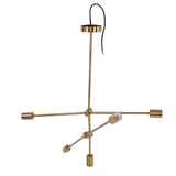 Modern Chandelier Unique Appearance Elegant Design Stable Firm Geometric Line Chandelier 110220V V1294-YM0714-3119210295511