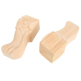 2Pcs Stylish Wood Carved Table Leg Cabinet Legs Home Furniture for Sofa Tea Table TV Cabinet V1294-YM0901-3115200042511