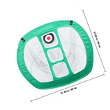Outdoor Golf Practice Net with Stable Frame, Green Chipping Net for Effective Golf Training and V1369-AZ3-W-14295