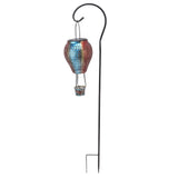 Hanging Solar Lantern Retro Hollowed Fire Balloon Style Warm Romatic Garden Solar Light for Outdoor V1294-YM0703-3111230123511