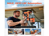 Magnetic Drill, 1450W Motor 1.6 in Boring Diameter,810 lbf Portable Electric Mag Drill Press, with V952-CLZTJ2J40MMMO8WSCV3