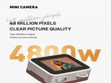 Green Retro Mini Digital Camera Keychain - 48MP Portable Pocket Camcorder with 1080p HD Video V888-ELOSUNG34850