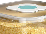 Rice Container Airtight Grain Food Storage Box Transparent with Cover for Home Kitchen Transparent V1294-YM0703-3118230110211