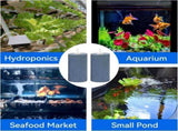 4x2 inch Aquarium Air Stones 10pcs, Aerator Differ,Air Stones for Aquariums,Fish Tanks,Pond and V1258-DP02-F-354