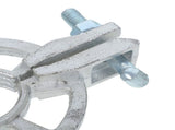 Heavy Duty Scaffold Coupler Clamp with Sliding Rosette , Plated for Event Stages and Construction V1369-AZ3-W-19323