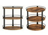360&deg Rotating Seasoning Organizer Easy Access Space Saving 3 Tier Turntable Seasoning Holder for V1294-YM0901-3118250149811