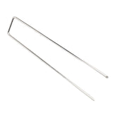 50Pcs Galvanized Steel Garden Stakes U Shaped Tent Stakes U Shaped Galvanized Landscape Pins Heavy V1294-YM0703-3111230111611