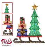 Christabelle Christmas Display Sled with Tree and Presents - 183cm 112_SB404