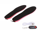Heated Insoles DIY Cuttable Smart Remote Control USB Rechargeable Electric Heating Insoles for Men V1294-YM3113220238311-0421