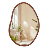 Wooden Frame Wall Mirror - Entryway & Hall Decor V767-YSJ-X112S-V1