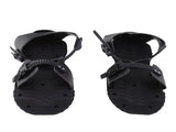 1 Pair Spike Sandals PU Lawn Aerator Shoes Grass Aerator Tool for Yard Garden Plants Health Black V1294-YM0715-3111220148211