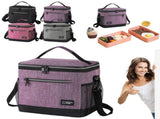 Lunch Bag,Insulated Leakproof Lunch Tote for Adults,Large Freezable Cooler Bag with Shoulder Strap, V1366-AZ2-W-20779