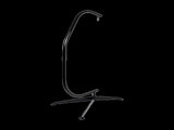 Hammock C Stand Solid Steel Construction for Hanging Air Porch Swing Chair V63-840041