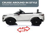Kahuna Land Rover Licensed Kids Electric Ride On Car Remote Control - White CAR-LRV-WH