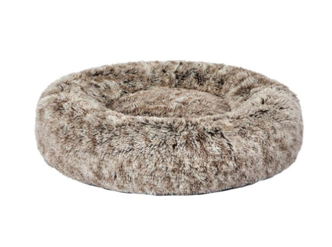 PaWz Pet Bed Cat Dog Donut Nest Calming XL Brown X-Large PT1035-XL-BR_NZ