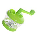 Manual Vegetable Grinder Stainless Steel Blade Portable Food Meat Mixer for Kitchen Restaurant V1294-YM0521-3118230038411