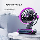 Grayish Purple AI Smart Circulating Fan 4 Modes Silent Airflow, Your All-Scenario Cooling V1232-ZNZMXHS001