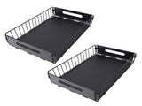 2PCS Pull Out Cabinet Organizer Metal Flexible Multifunctional Pull Out Spice Rack for Under Sink V1294-YM0901-3118240204111